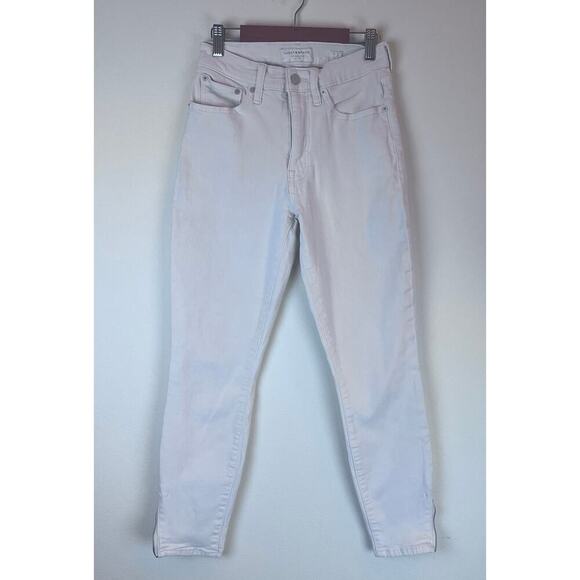 LUCKY BRAND Beige Women's Jeans Stretchy Skinny Ankle Zip Size 4/27 - Picture 1 of 6